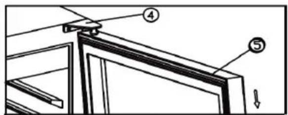 VESTFROST W 45 - Change of hinge side - W45 - 2