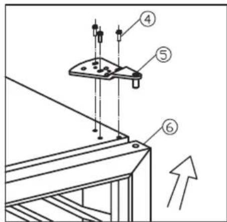 VESTFROST W 45 - Change of hinge side - W32 - 2