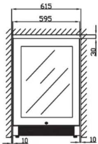 VESTFROST W 38 - Kalusteasennus - 2