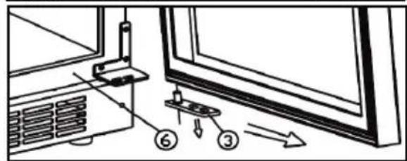 VESTFROST W 38 - Change of hinge side - W45 - 3
