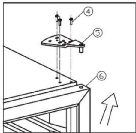 VESTFROST W 38 - Change of hinge side - W32 - 2