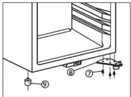 VESTFROST W 38 - Change of hinge side - W32 - 3