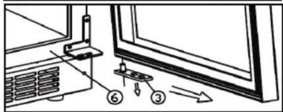 VESTFROST W 32 - Change of hinge side - W45 - 3