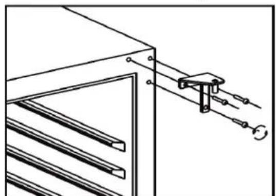 VESTFROST W 32 - Change of hinge side - W45 - 4
