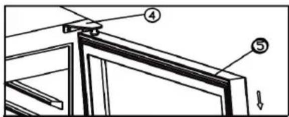 VESTFROST W 32 - Change of hinge side - W45 - 2