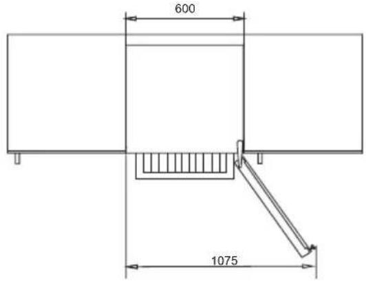 VESTFROST FZ 365 W - Schrank in Draufsicht - 1