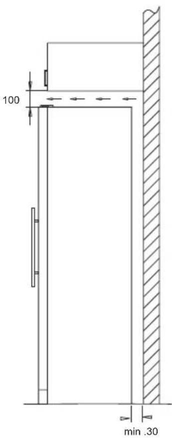 VESTFROST FZ 295 W - Schrank in Draufsicht - 2