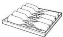 GE Profile PCR06WATSS - Suggested storing and serving temperatures for wine - 2