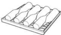 GE PCR06BATSS - Suggested storing and serving temperatures for wine - 1