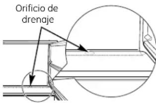 Orificio de drenaje