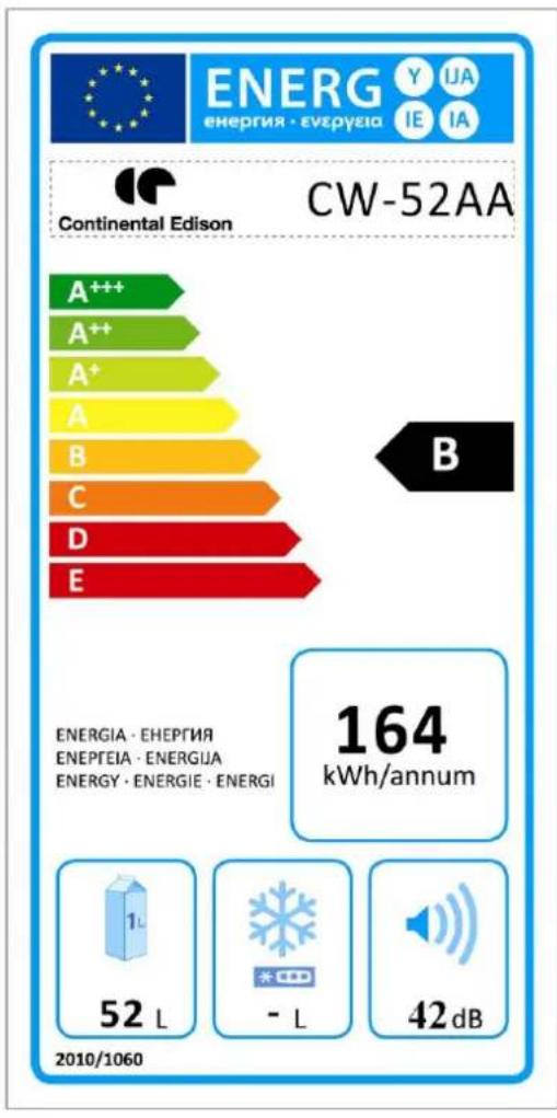CONTINENTAL EDISON CECWC18T - Caracteristiques techniques : - 1