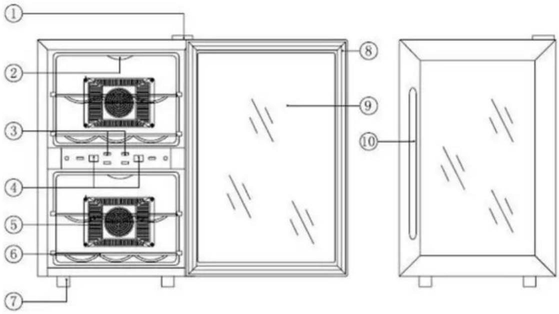 CASO Wine Duett 620 - Votre armoire cave a vins - 1