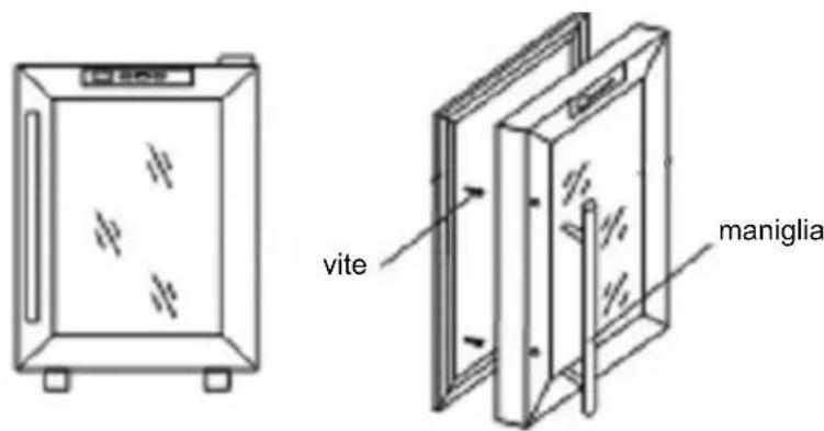 CASO Wine Duett 620 - Installazione maniglia - 1