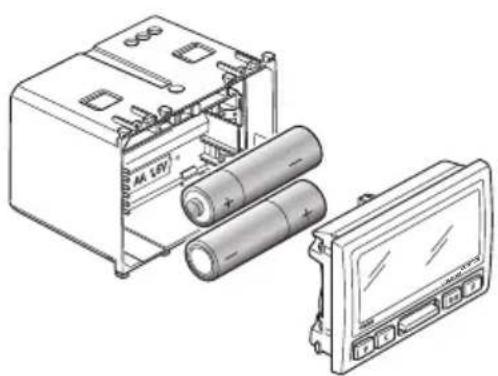 Vimar 20446 - - Saisie/Remplacement batterie d'alimentation. - 2