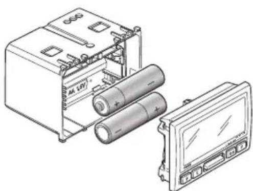 Vimar 20446 - - Inserimento/Sostituzione batterie alimentazione. - 2