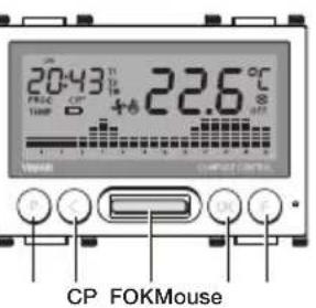 Vimar 20446 - VISTA FRONTALE, COMANDI E DISPLAY. - 3