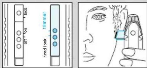 BRAUN Flex Integral 5312 - Positions de l'interrupteur - 6