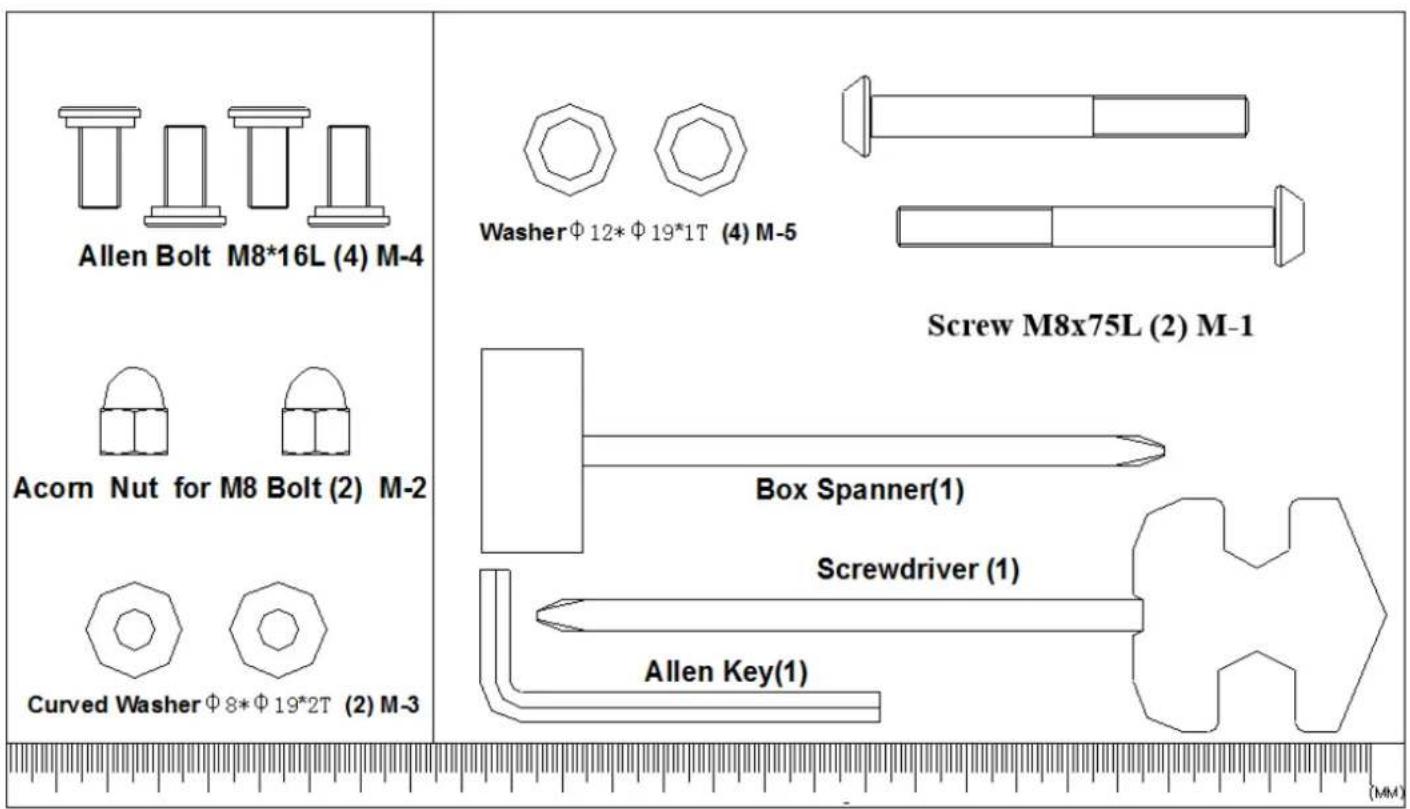 Skandika Zelos SF1850 - HARDWARE KIT - 1