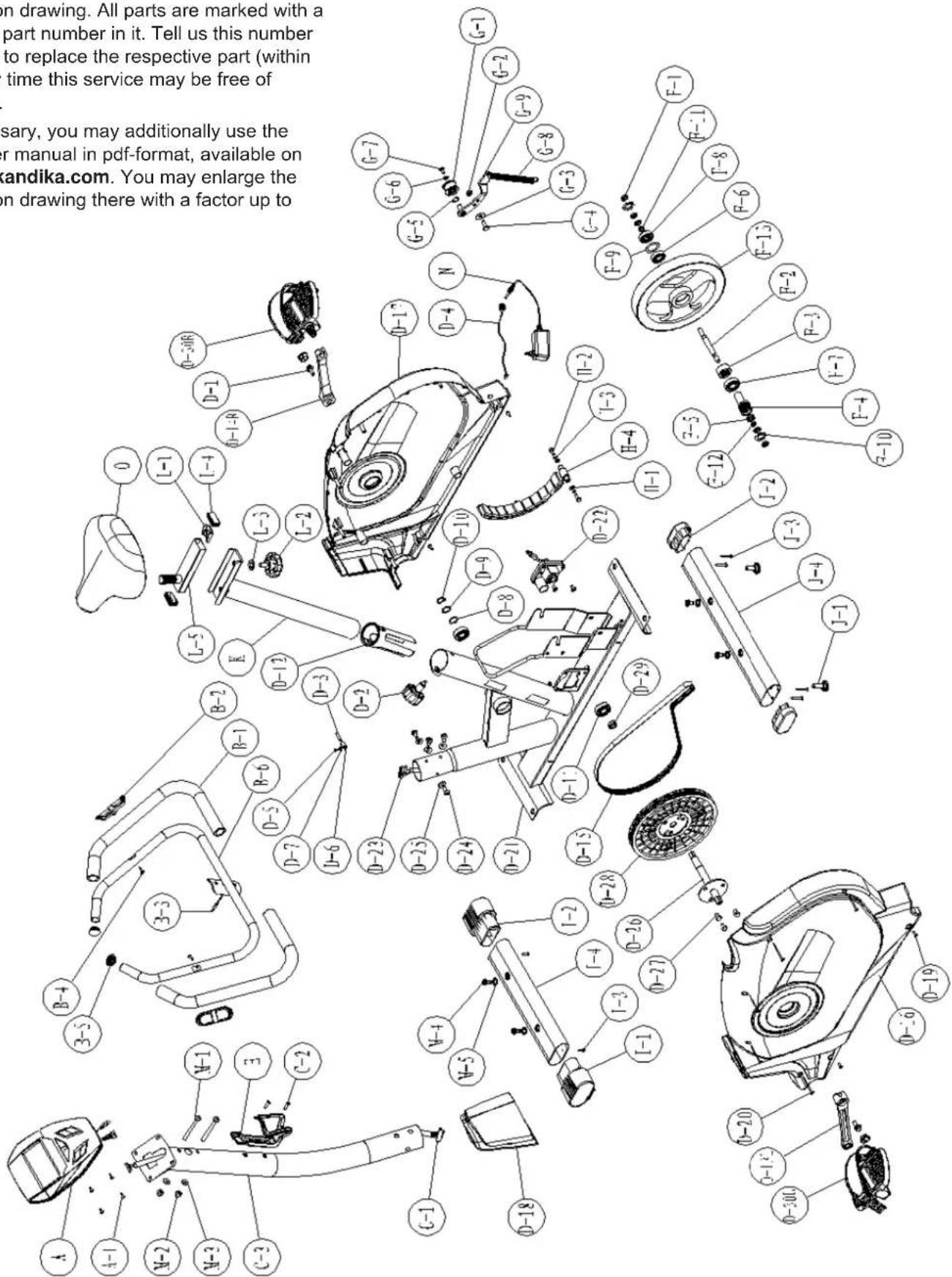 Skandika Zelos SF1850 - EXPLODED DRAWING - 1