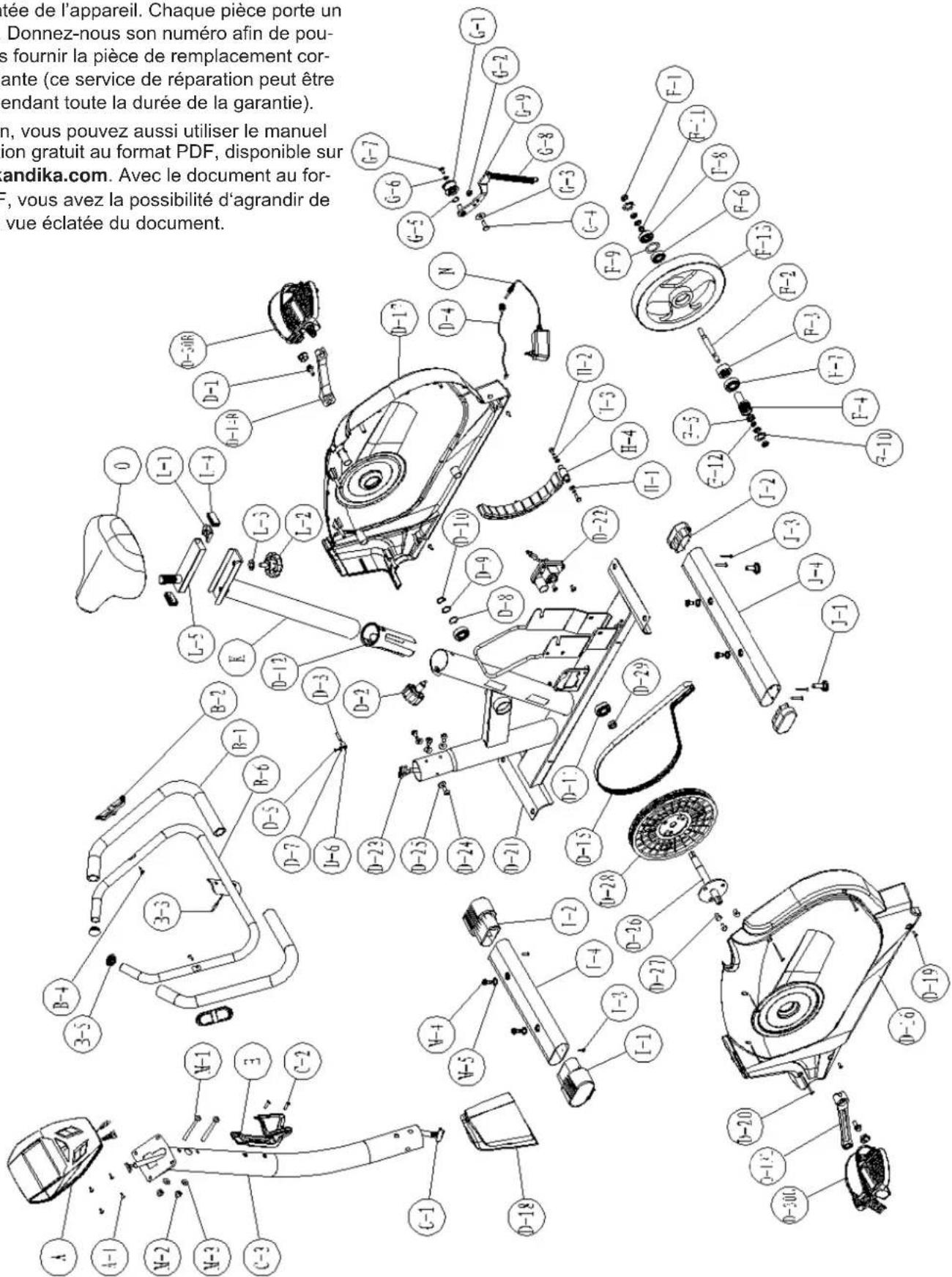 Skandika Zelos SF1850 - VUE EXPLOSEE - 1