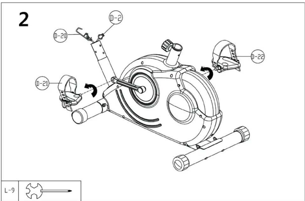 Skandika Theseus SF1620 - Step 2: Pedals - 1