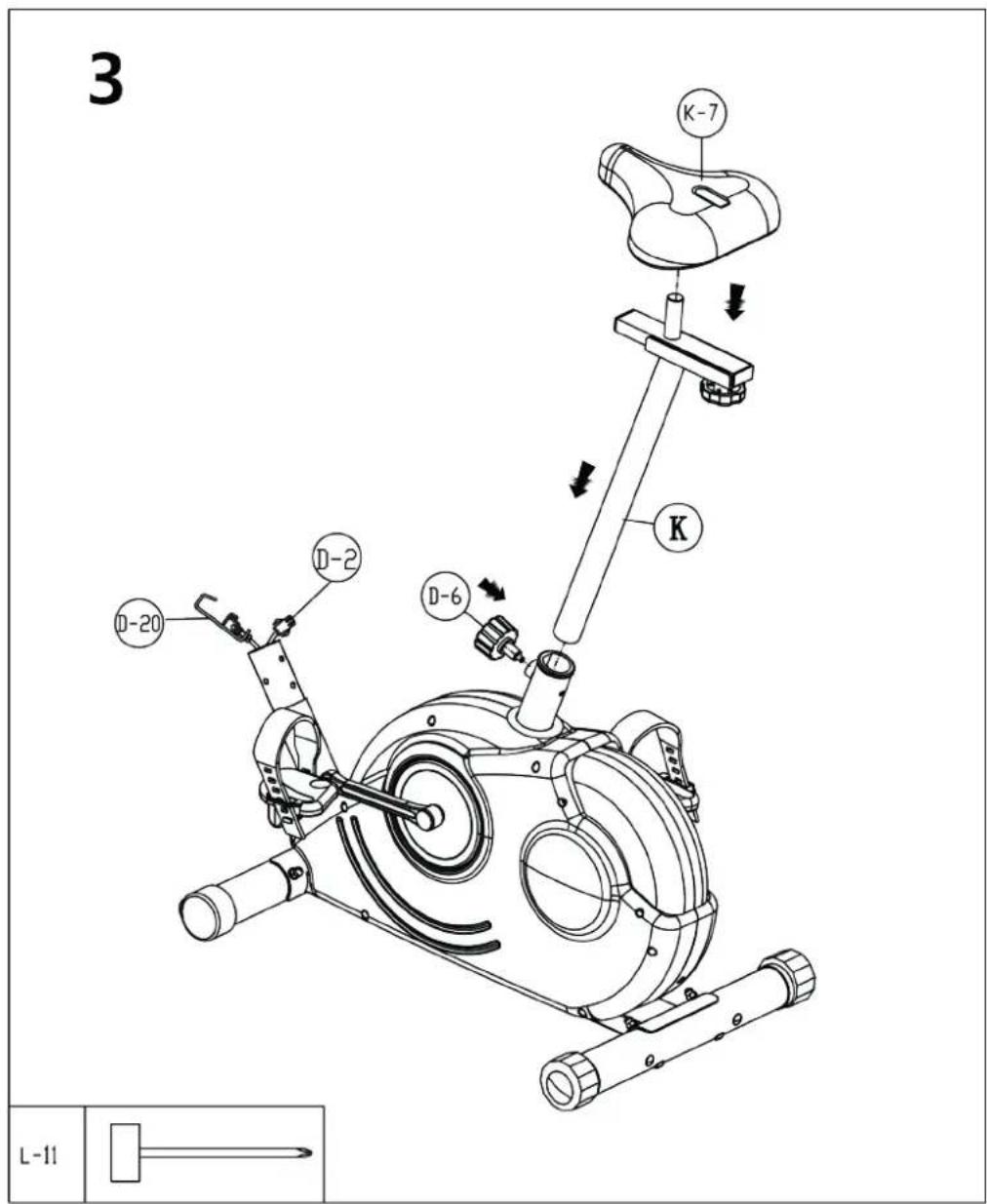 Skandika Theseus SF1620 - How to use the pop pin (D-6): - 1