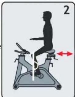 LeMond Fitness GFORCE UT - Einstellung der Sitzposition - 1