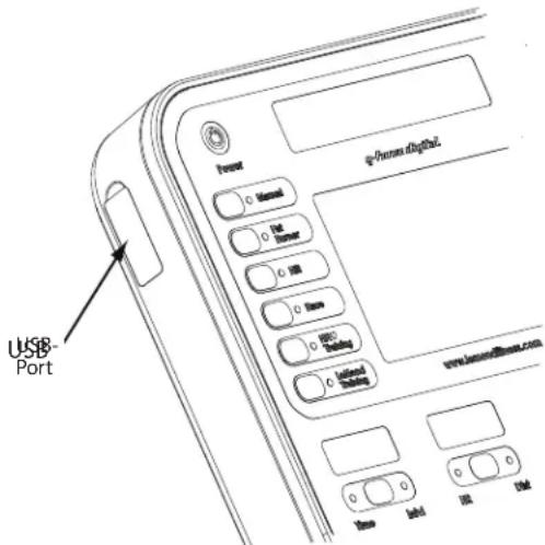 LeMond Fitness GFORCE UT - Wo befindet sich der USB-Port? - 1