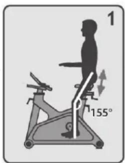 LeMond Fitness GFORCE UT - Hauteur du siège - 1