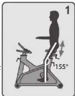 LeMond Fitness GFORCE UT - Sitzhöhe - 1
