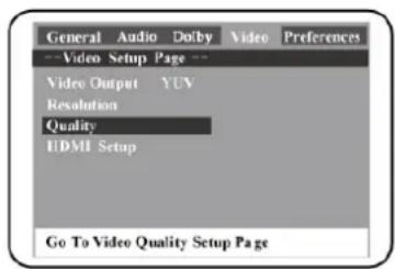 SCHAUB LORENZ TE3818 - Menu de configuration Dolby Digital - 4