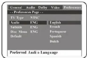 SCHAUB LORENZ TE3818 - Langue audio - 1