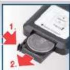 KOENIG Pisa B06162 - Sostituire le batterie del telecomando - 1