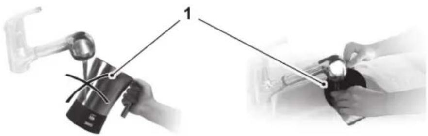 BEEM Latte Creme W7.001 - Beschadigingen van het apparaat door binnendringen van vloeistoffen - 1