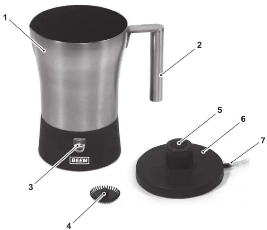 BEEM Latte Creme W7.001 - Geräteelemente - 1