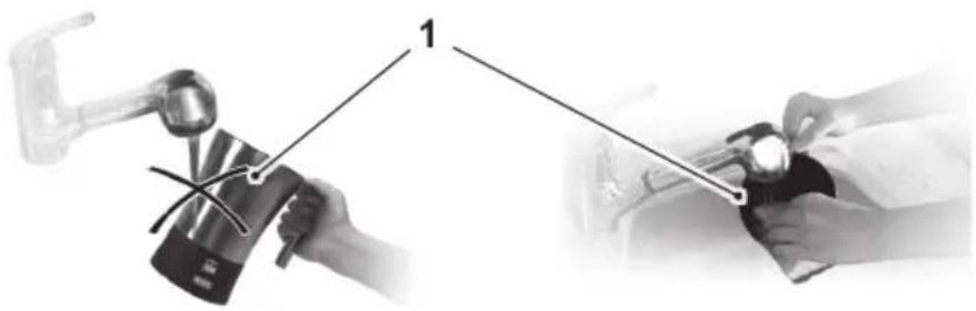 BEEM Latte Creme W7.001 - Beschädigung des Gerätes durch Eindringen von Flüssigkeiten - 1