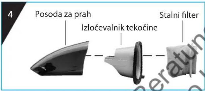 Easy Home VC 618WP - člščeNje FILTRA - 1
