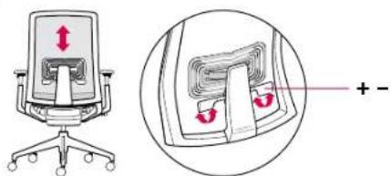 Haworth Very Task - Réglage lombaire asymétrique PAL - 1