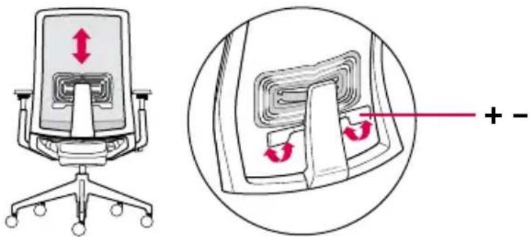 Haworth Very Task - PAL Asymmetric lumbar adjustment - 1