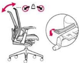 Haworth Very Task - Mécanisme de tension et 3 blocage du dossier - 2