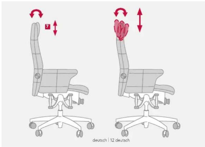 Bioswing 780 iQ S - Nackenstütze individuell einstellen - 1