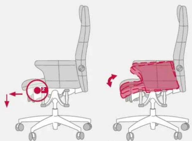 Bioswing 780 iQ S - Inclinaison de l'assise fixe - 2