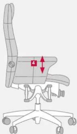 Bioswing 780 iQ S - Adaptation des accoudoirs en hauteur - 2