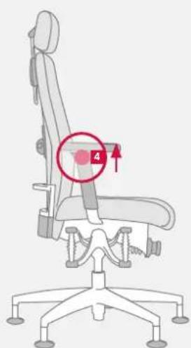 Bioswing 660 iQ S Meeting - Armlehnauflage auf Breite und Tiefe einstellen oder drehen - 1