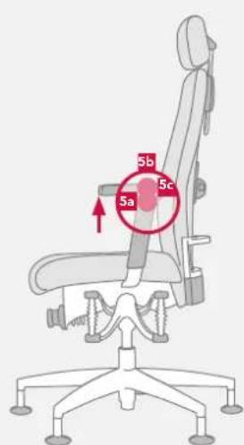 Bioswing 660 iQ S Meeting - Armlehnauflage auf Breite und Tiefe einstellen oder drehen - 3