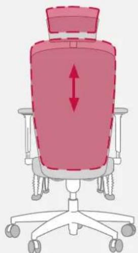 Bioswing 560 iQ S - Adjustment of Lumbar Support to Shape of Back - 2