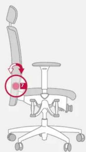 Bioswing 560 iQ S - Adjustment of Lumbar Support to Shape of Back - 3
