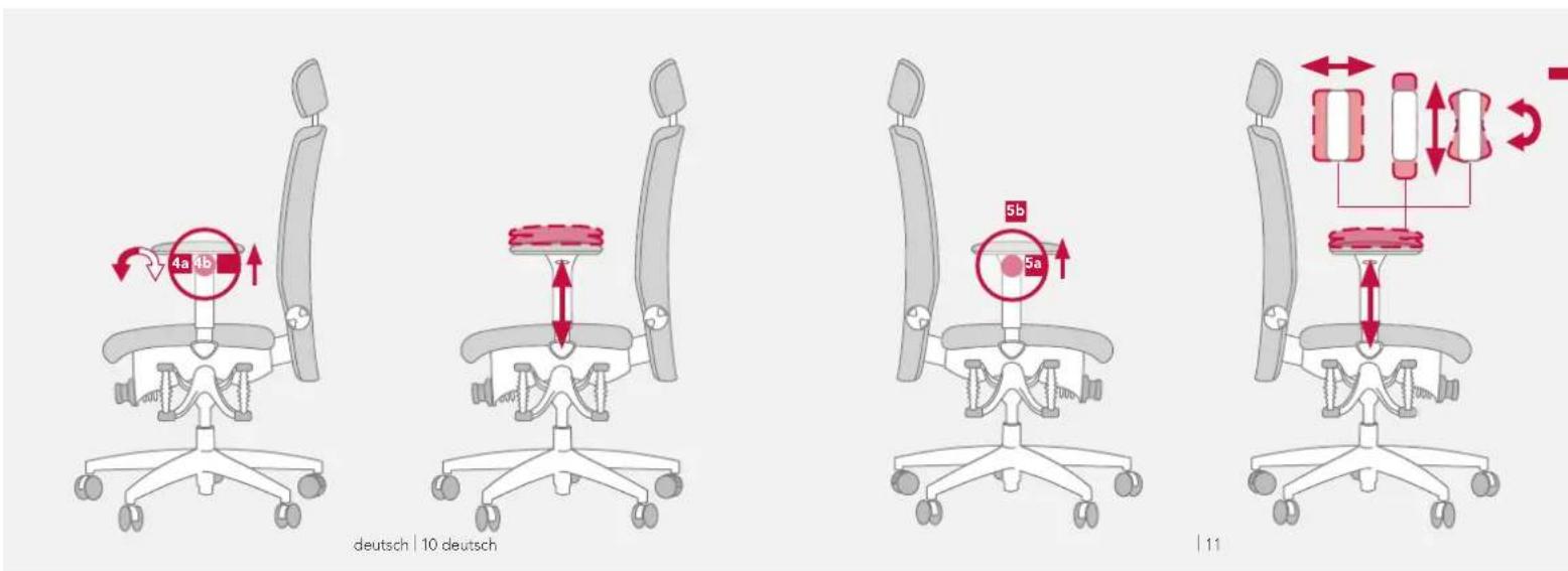 Bioswing 550 iQ S - Armlehnauflage auf Breite und Tiefe einstellen oder drehen - 1
