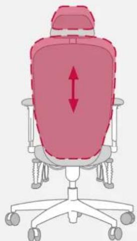 Bioswing 460 iQ S - Adjustment of Lumbar Support to Shape of Back - 2