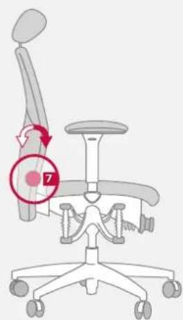Bioswing 460 iQ S - Adjustment of Lumbar Support to Shape of Back - 3